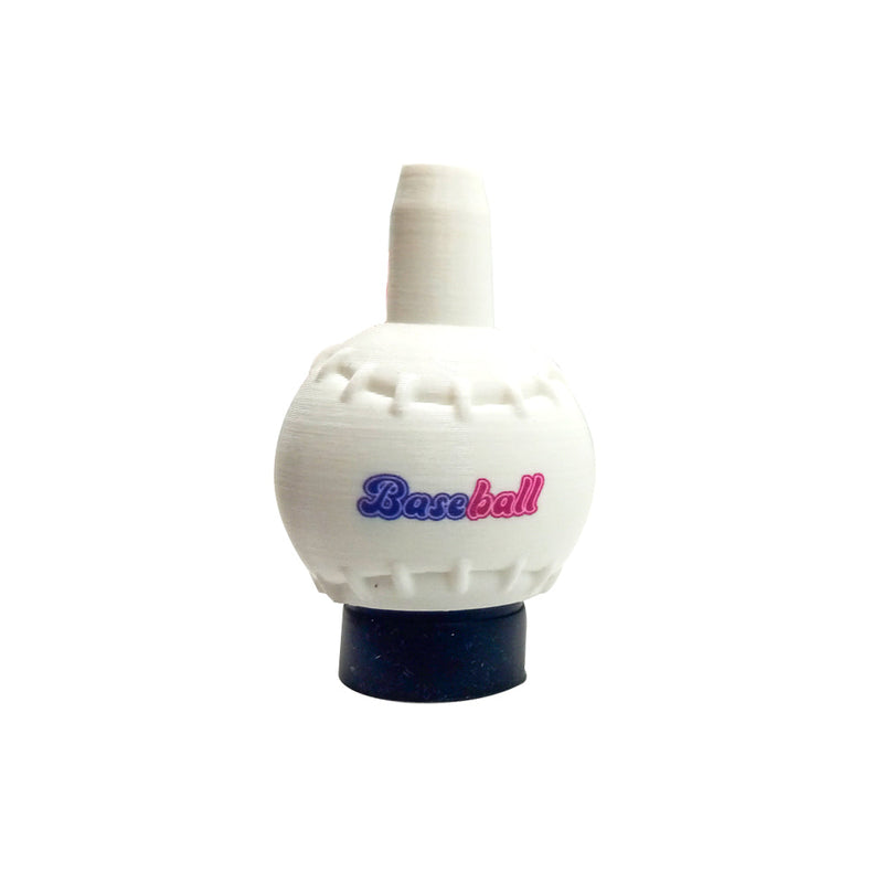 3D Personal Hookah Mouth Tip - Baseball