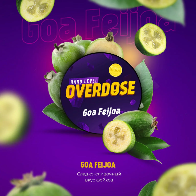 Overdose Goa Feijoa Hookah Flavors - 