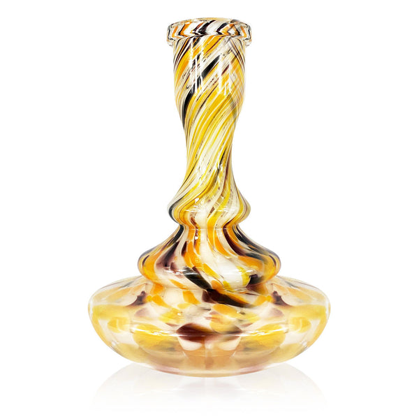 Hookah Tree EE3 Hookah Base - WHITE-YELLOW-PURPLE