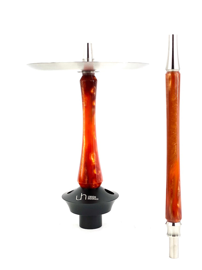 Union Sleek Acrylic Hookah - Amber