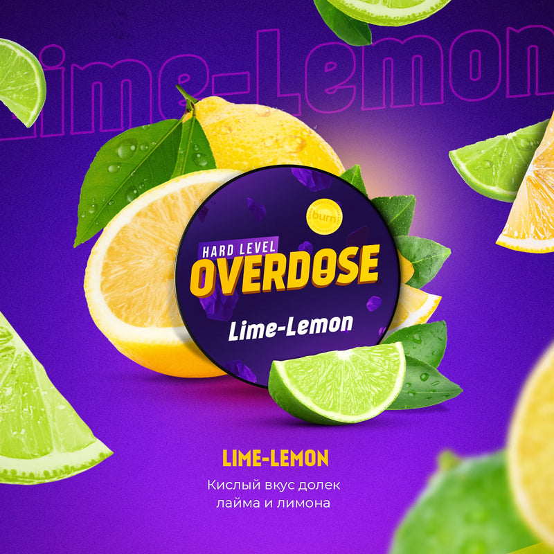 Overdose Lime Lemon Hookah Flavors - 