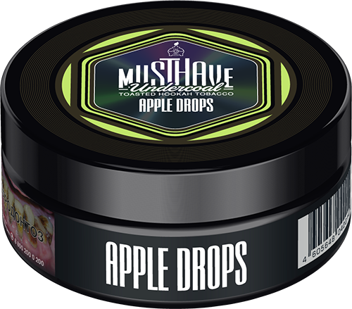 Must Have Apple Drops Hookah Flavor 125g - 