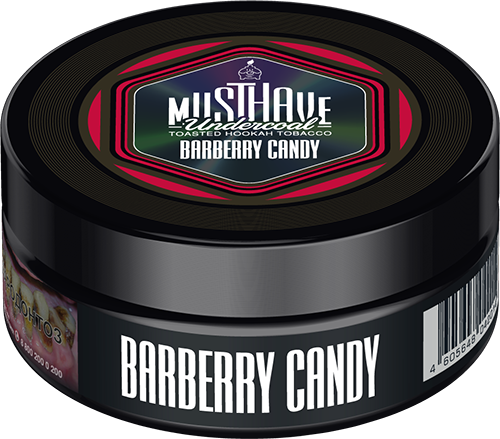 Must Have Barberry Candy Hookah Flavor 125g - 