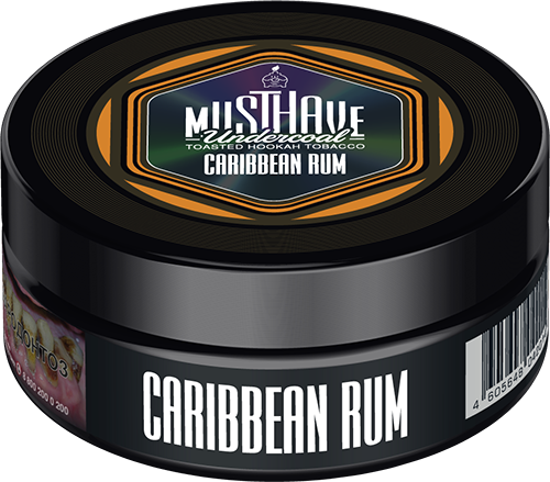 Must Have Caribbean Rum Hookah Flavor 125g - 