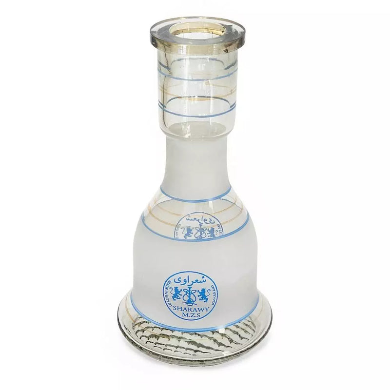 Sharawy Hookah Base - White - Blue