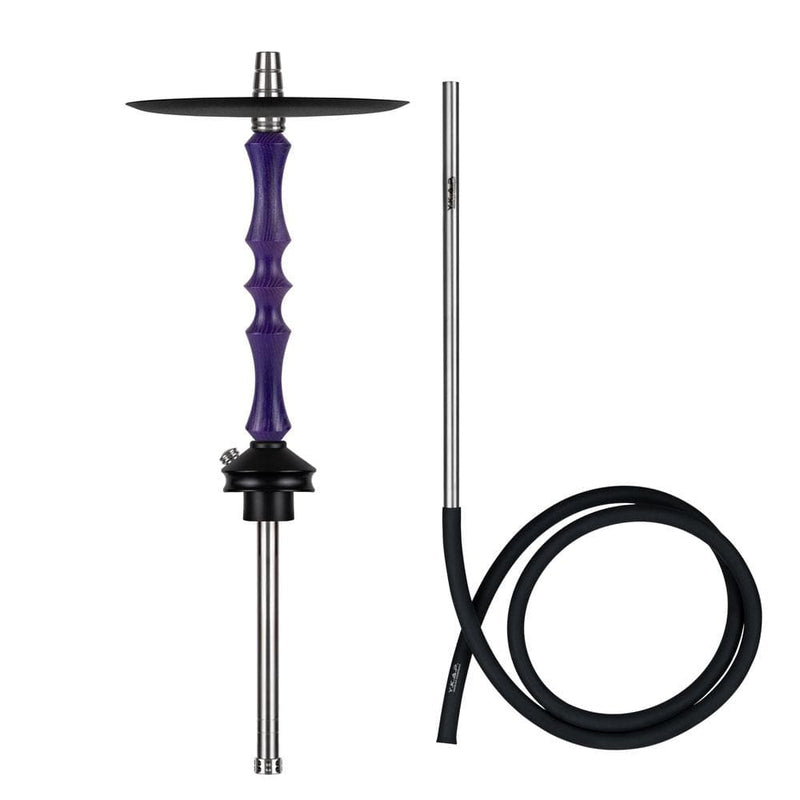 YKAP Slim+ Wood Hookah - Purple / Wave