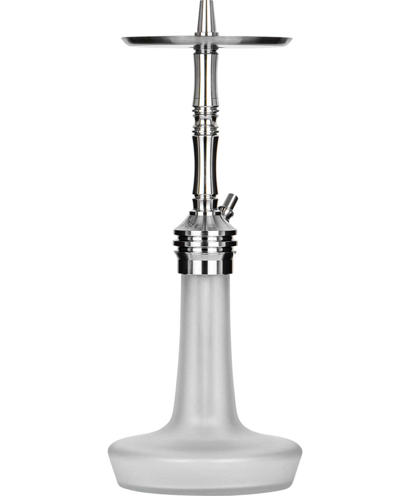 Moze Varity Lounge Hookah - Silver - Frosted - Silver Steel