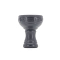 Silicone Hookah Bowl With Metal Screen - Black