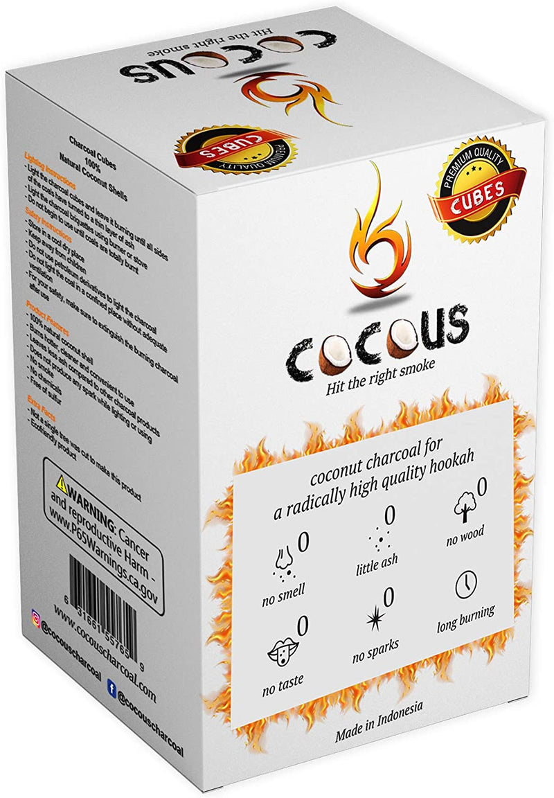 CocoUS Natural Hookah Coals - 