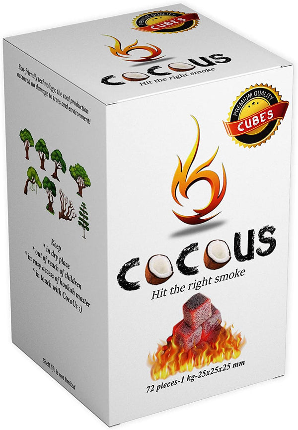 CocoUS Natural Hookah Coals - 