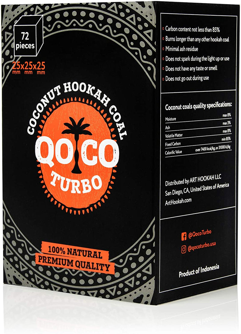 Qoco Turbo Premium Hookah Coals - 