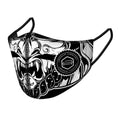 Japona Hookah Mask - Samurai Black/White