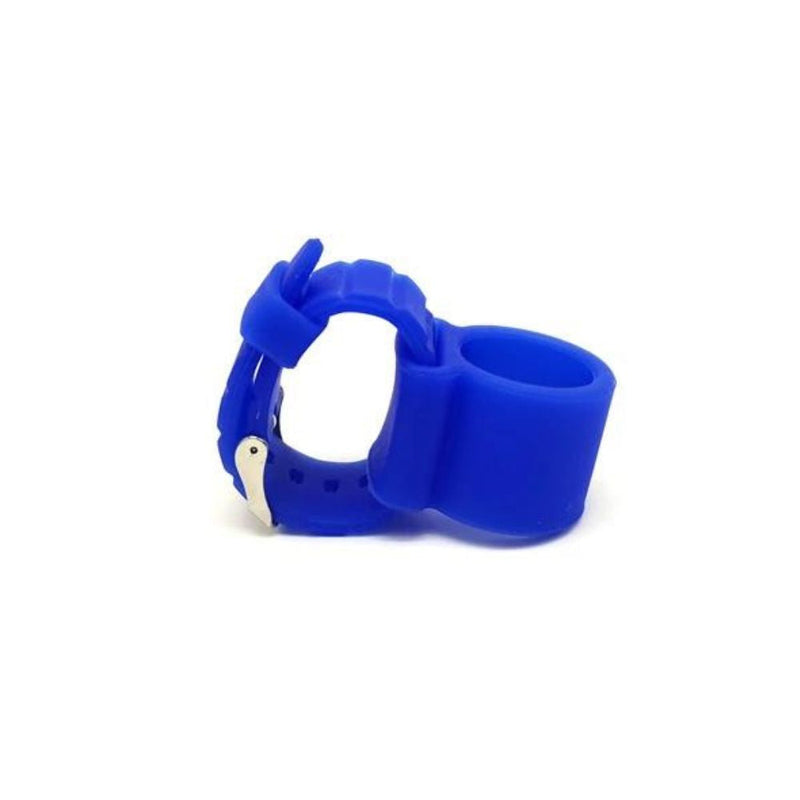 Watch Style Silicone Hookah Hose Holder - Blue