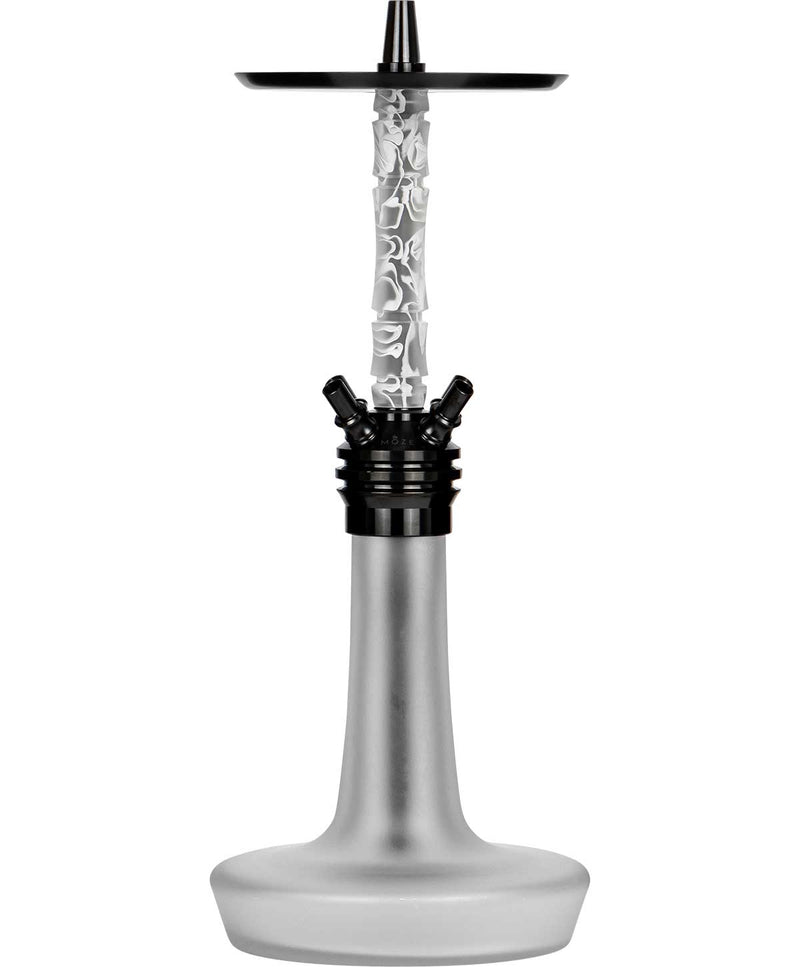 Moze Varity Squad Hookah - Black - Frosted - Wavy Frosted