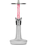 Moze Varity Squad Hookah - Silver - Frosted - Wavy Pink